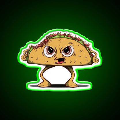 Thats One Angry Taco Led Neon Sign Mexican Food Sign Rgb Color - Shineneon