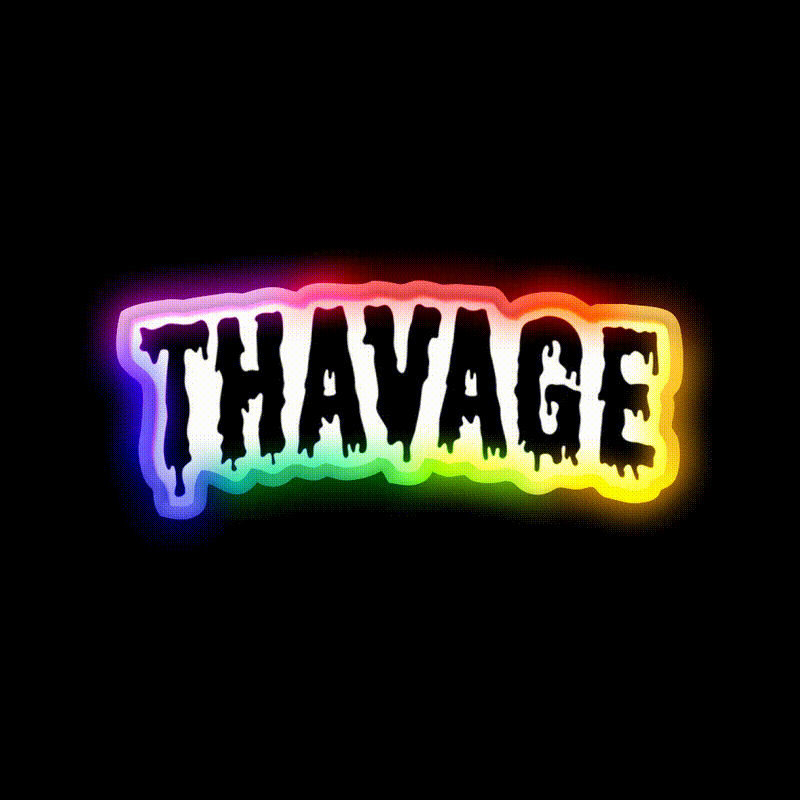 Thavage Gym Fitness Led Neon Sign Rgb Color
