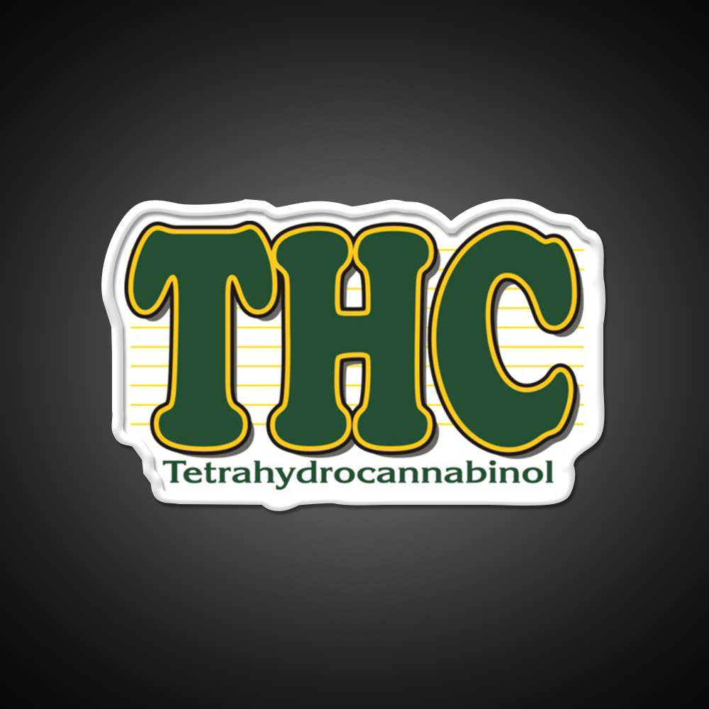 Thc Hemp Inspired Green Leaf Led Neon Sign Rgb Color - LED neon sign view 11