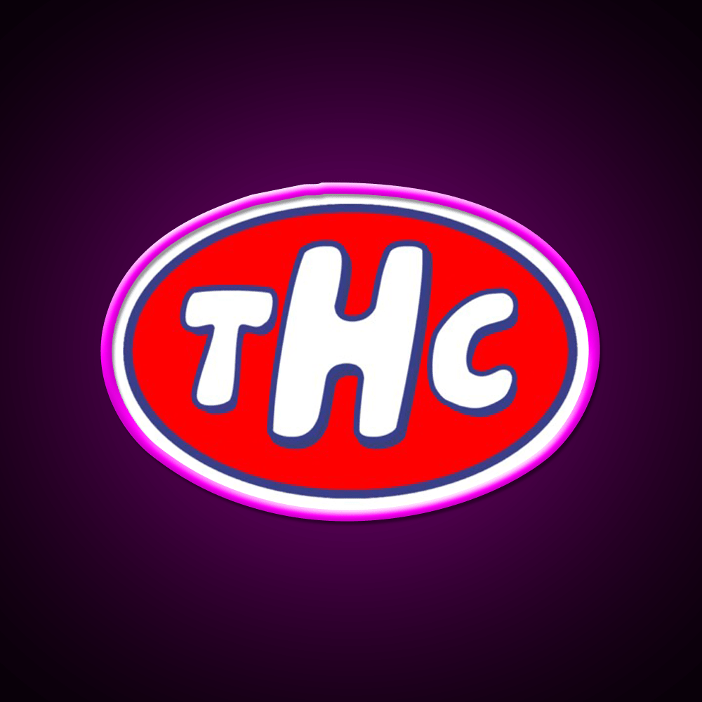 Thc Oil Hemp Inspired Green Leaf Led Neon Sign Rgb Color - Shineneon