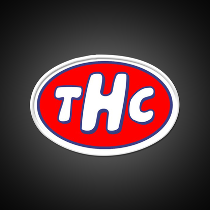 Thc Oil Hemp Inspired Green Leaf Led Neon Sign Rgb Color - LED neon sign view 11