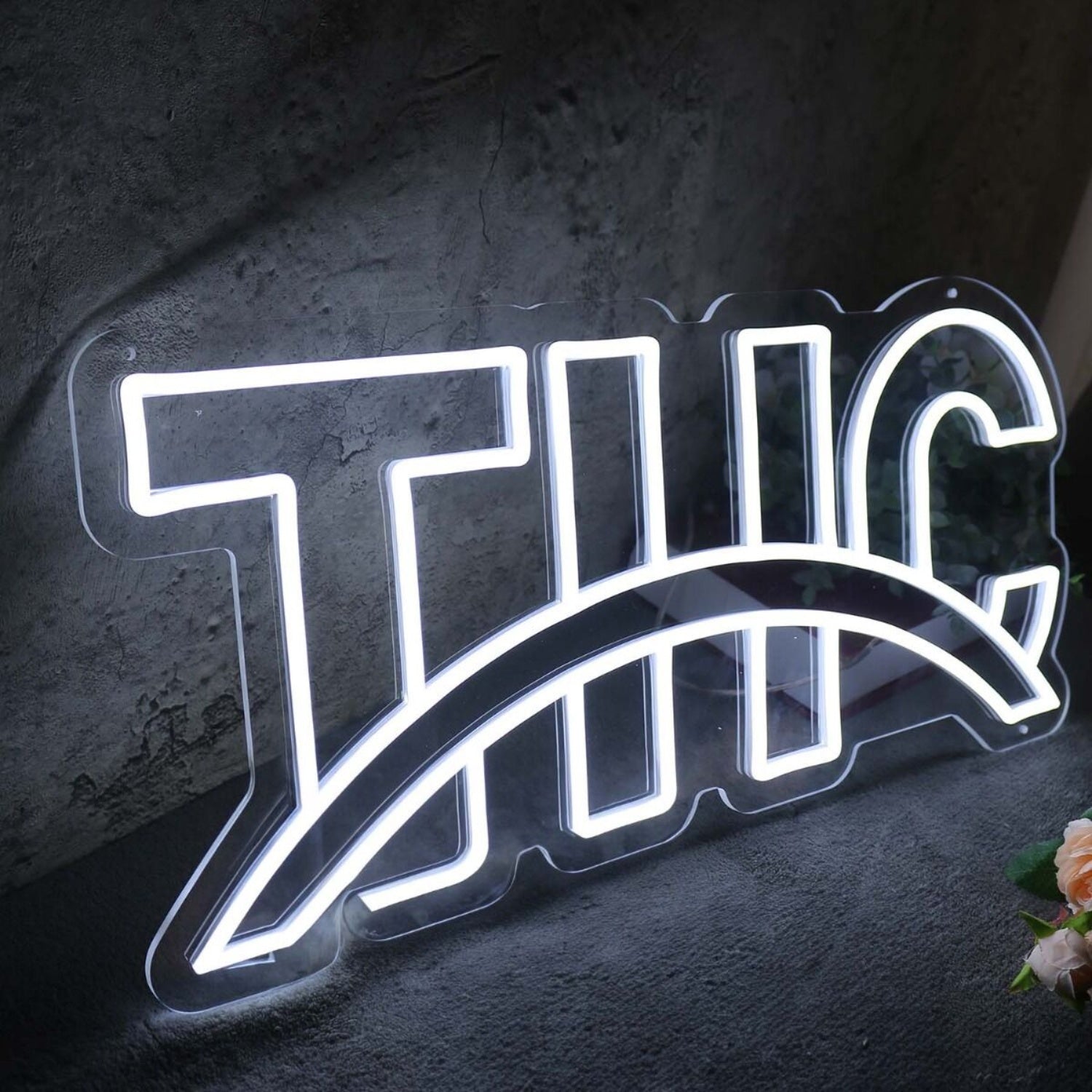 Thc White Led Neon Sign - Shineneon
