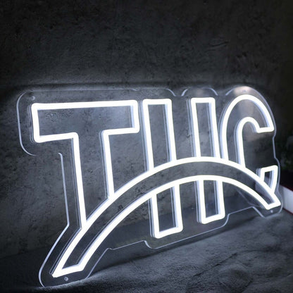 Thc White Led Neon Sign - Shineneon