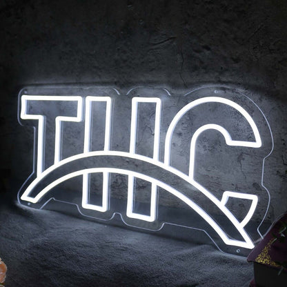 Thc White Led Neon Sign - Shineneon