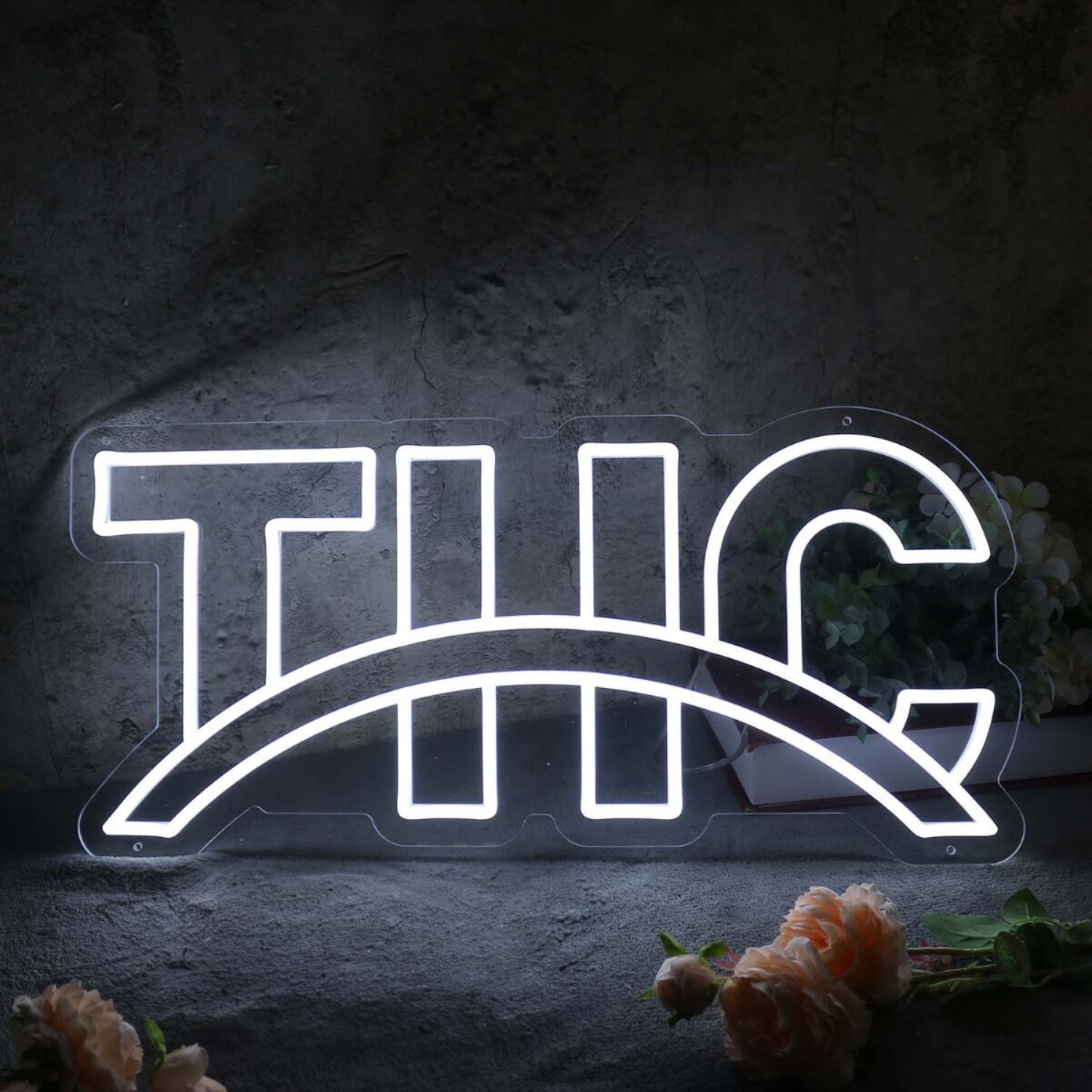 Thc White Led Neon Sign - Shineneon