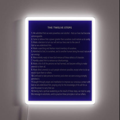 The 12 Steps Rgb Led Neon Sign - Shineneon