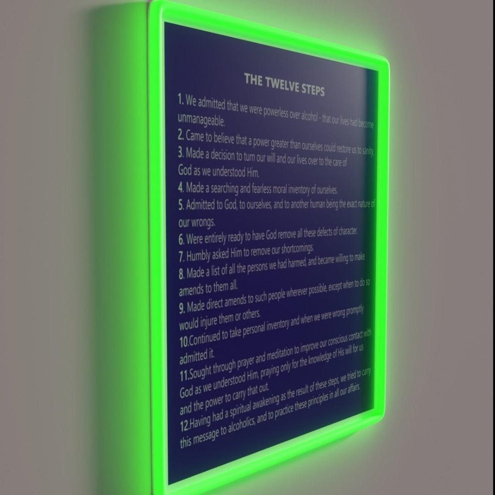 The 12 Steps Rgb Led Neon Sign - Shineneon