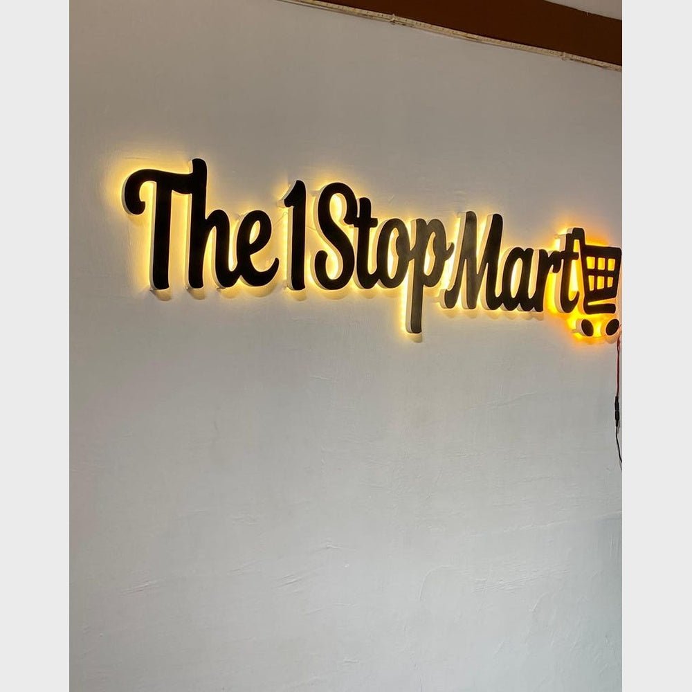 The 2 Stop Market 3D Backlit Channel Letters Led Light Sign - Shineneon