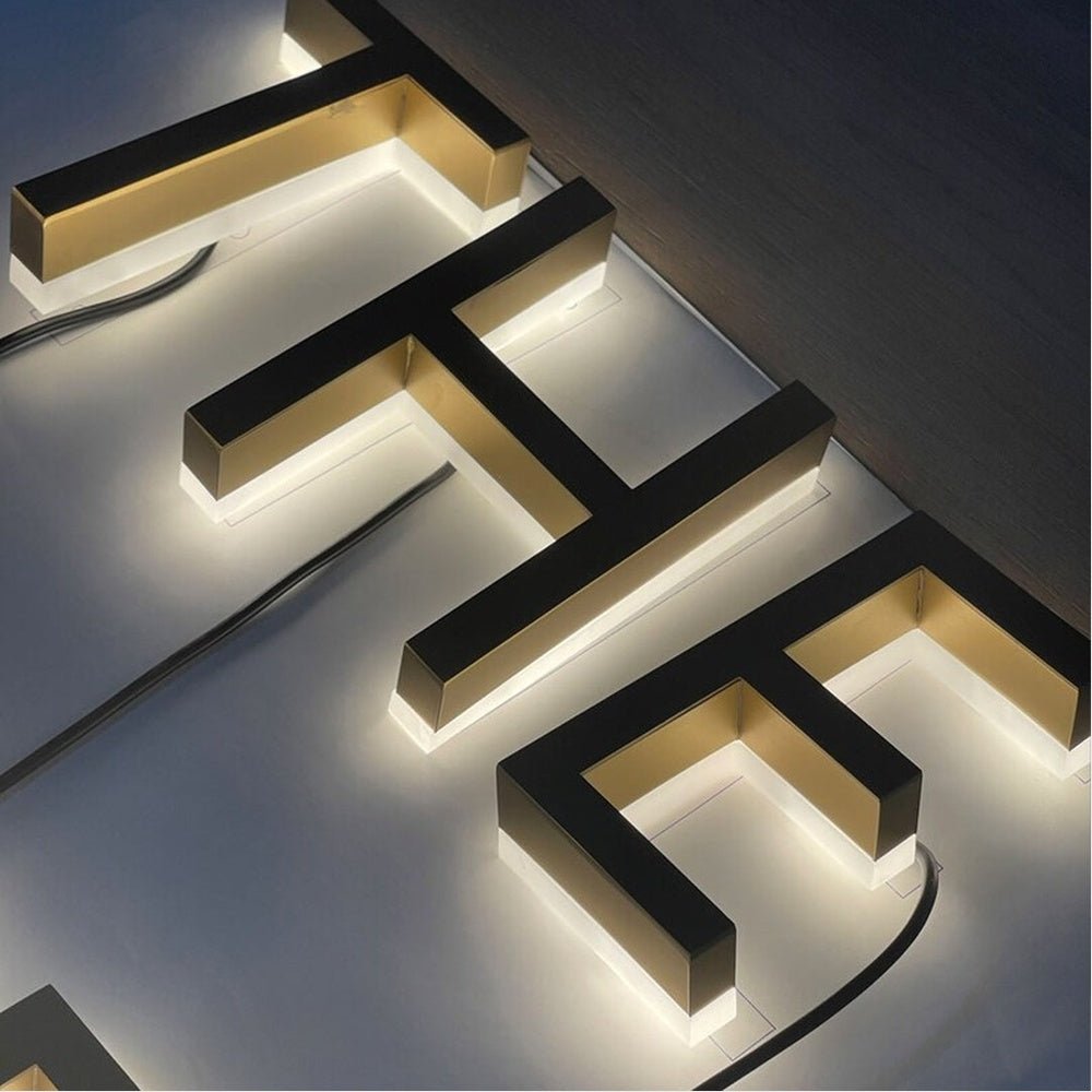 The 3D Backlit Channel Letters Led Light Sign - Shineneon