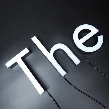 The 3D Frontlit Letters Metal Led Sign - Shineneon