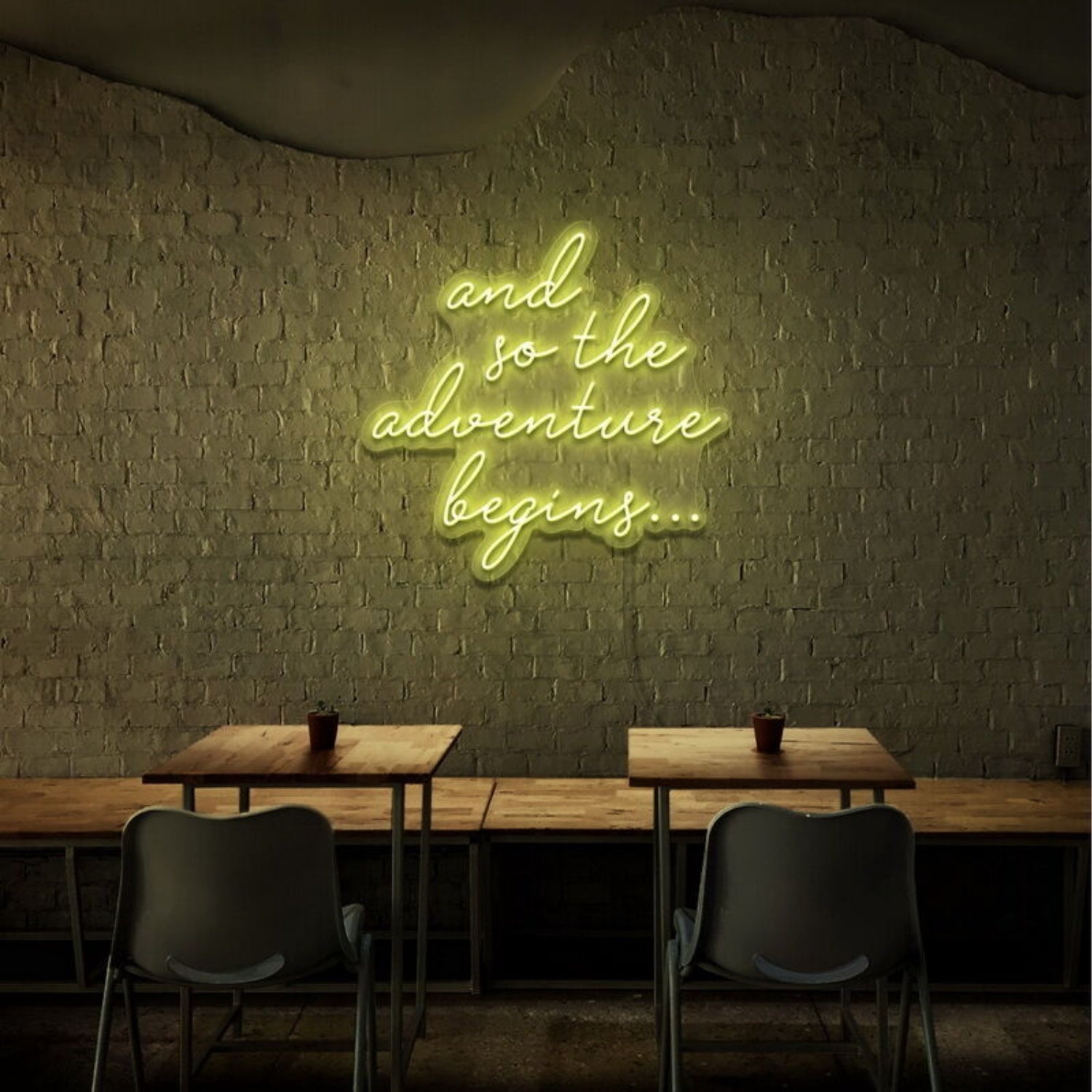 The Adventure Begins Led Neon Sign | Shineneon