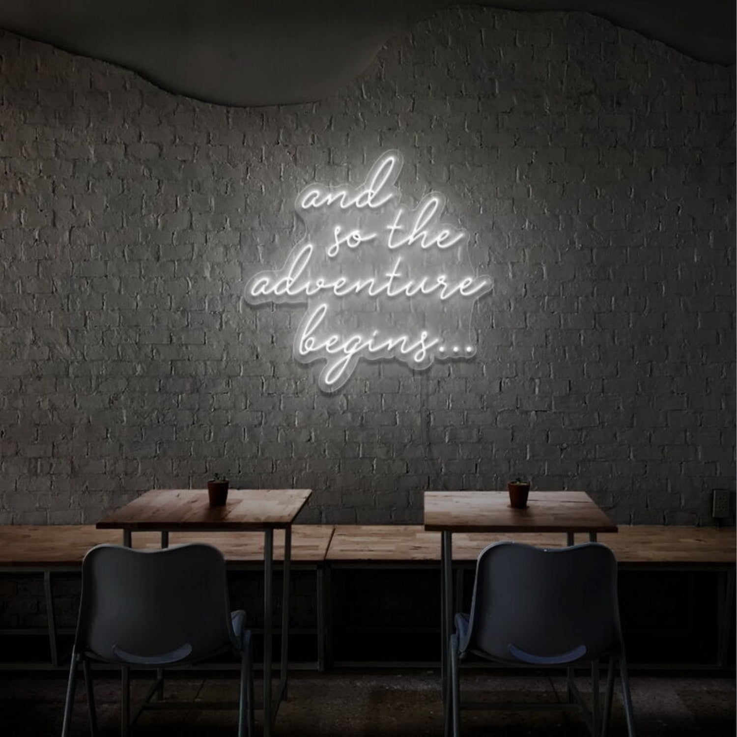The Adventure Begins Led Neon Sign | Shineneon