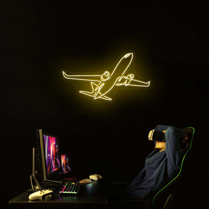 The Airplane Led Neon Sign - Shineneon