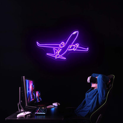 The Airplane Led Neon Sign - Shineneon