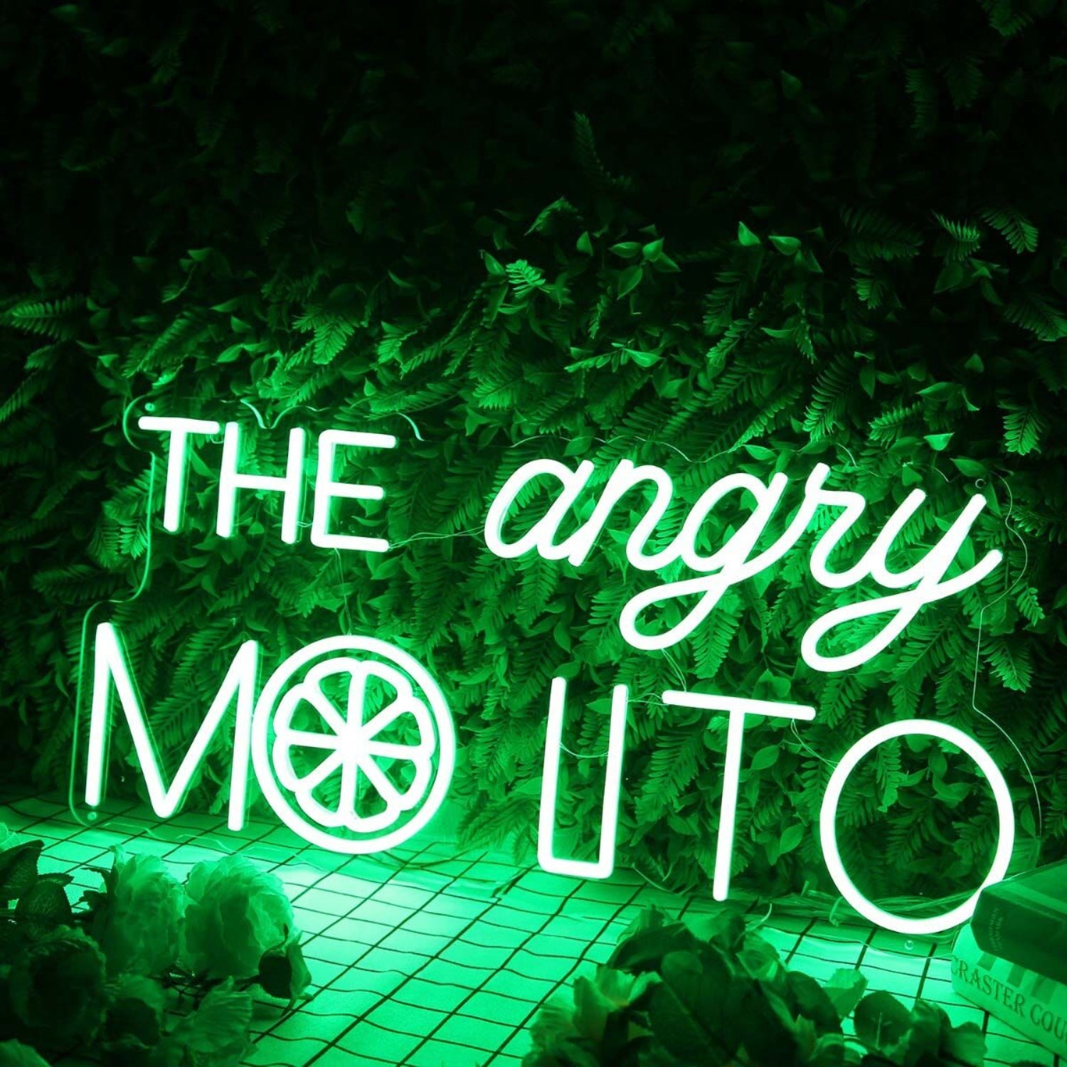 The Angry Mojito Green Led Neon Sign | Shineneon