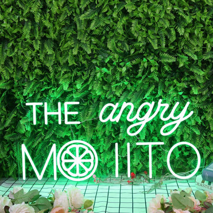 The Angry Mojito Green Led Neon Sign | Shineneon