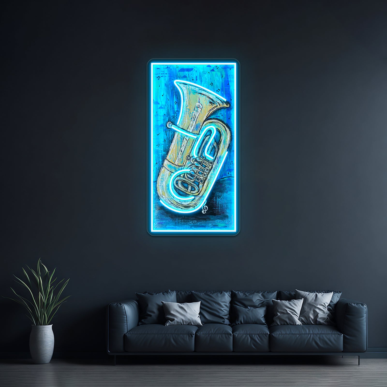 The Art Of Music Tuba Wall Artwork Neon Signs | Shineneon