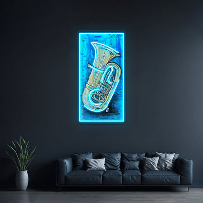 The Art Of Music Tuba Wall Artwork Neon Signs