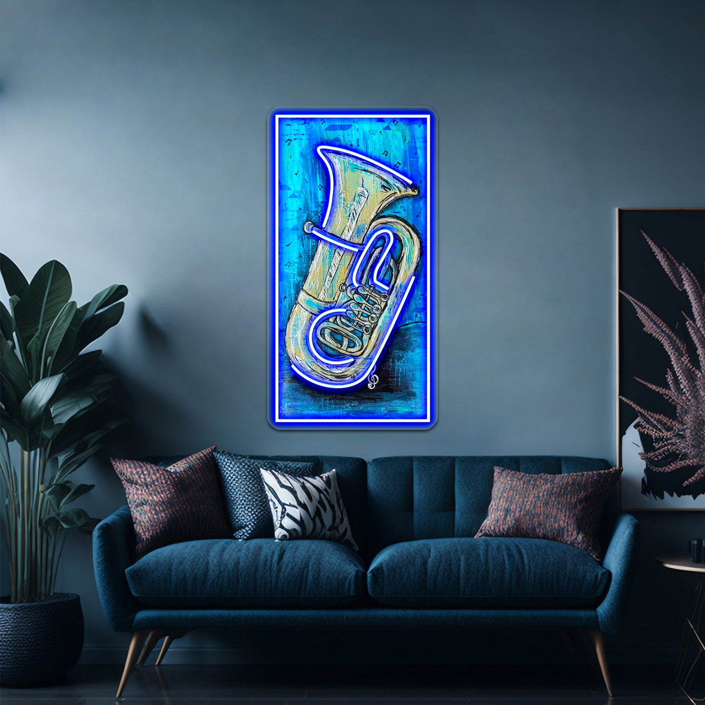 The Art Of Music Tuba Wall Artwork Neon Signs