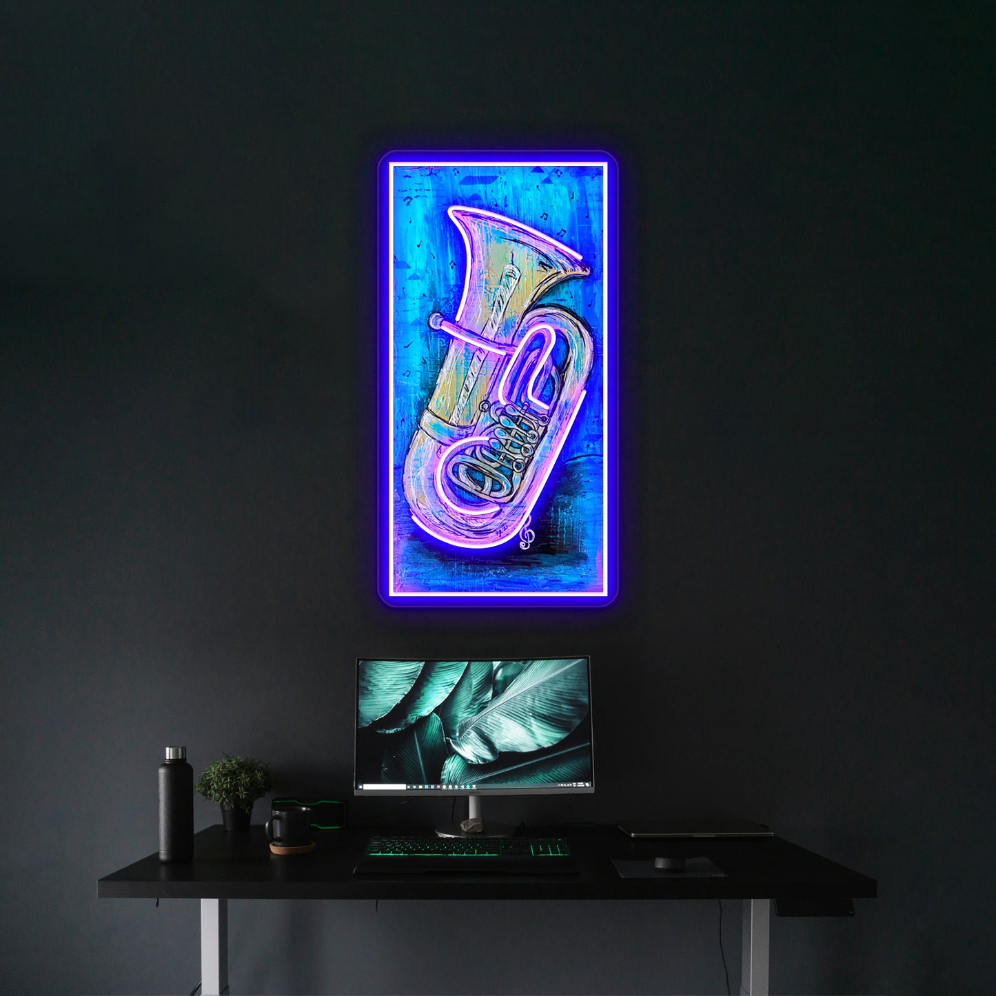 The Art Of Music Tuba Wall Artwork Neon Signs