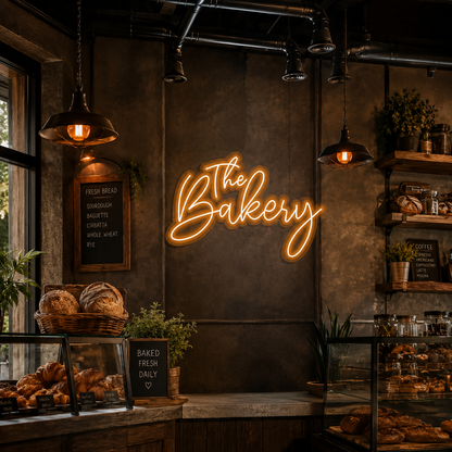 The Bakery LED Neon Sign - 02 High-Converting Product Image