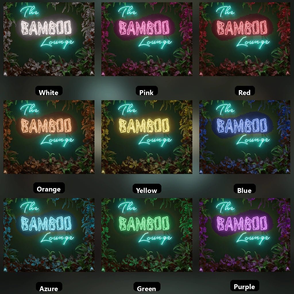 The Bamboo Lounge LED Neon Sign - Shineneon