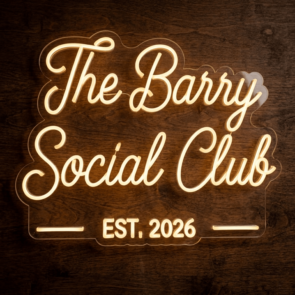 The Barry Social Club Custom Led Neon Sign - Shineneon