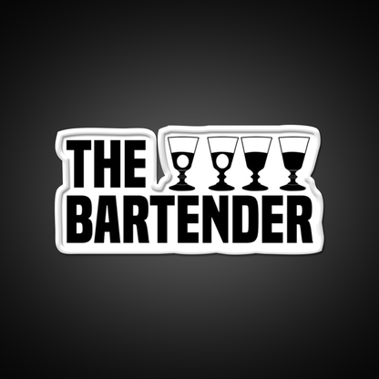 The Bartender Man Cave Bar Led Neon Sign Rgb Color