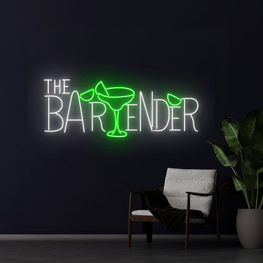 The Bartender Neon Light Bar Pub Led Sign