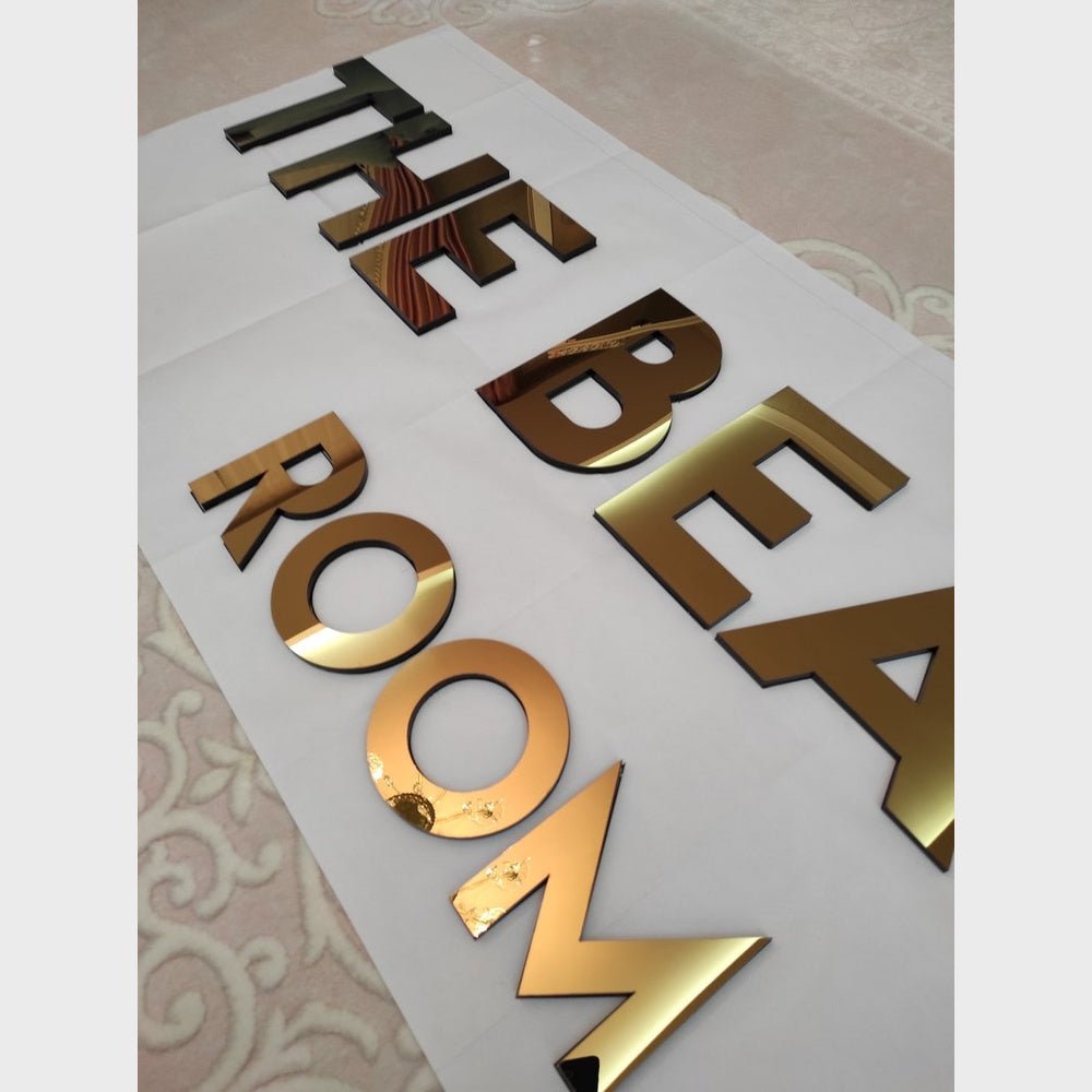 The Bea Room 3D Backlit Channel Letters Led Light Sign - Shineneon