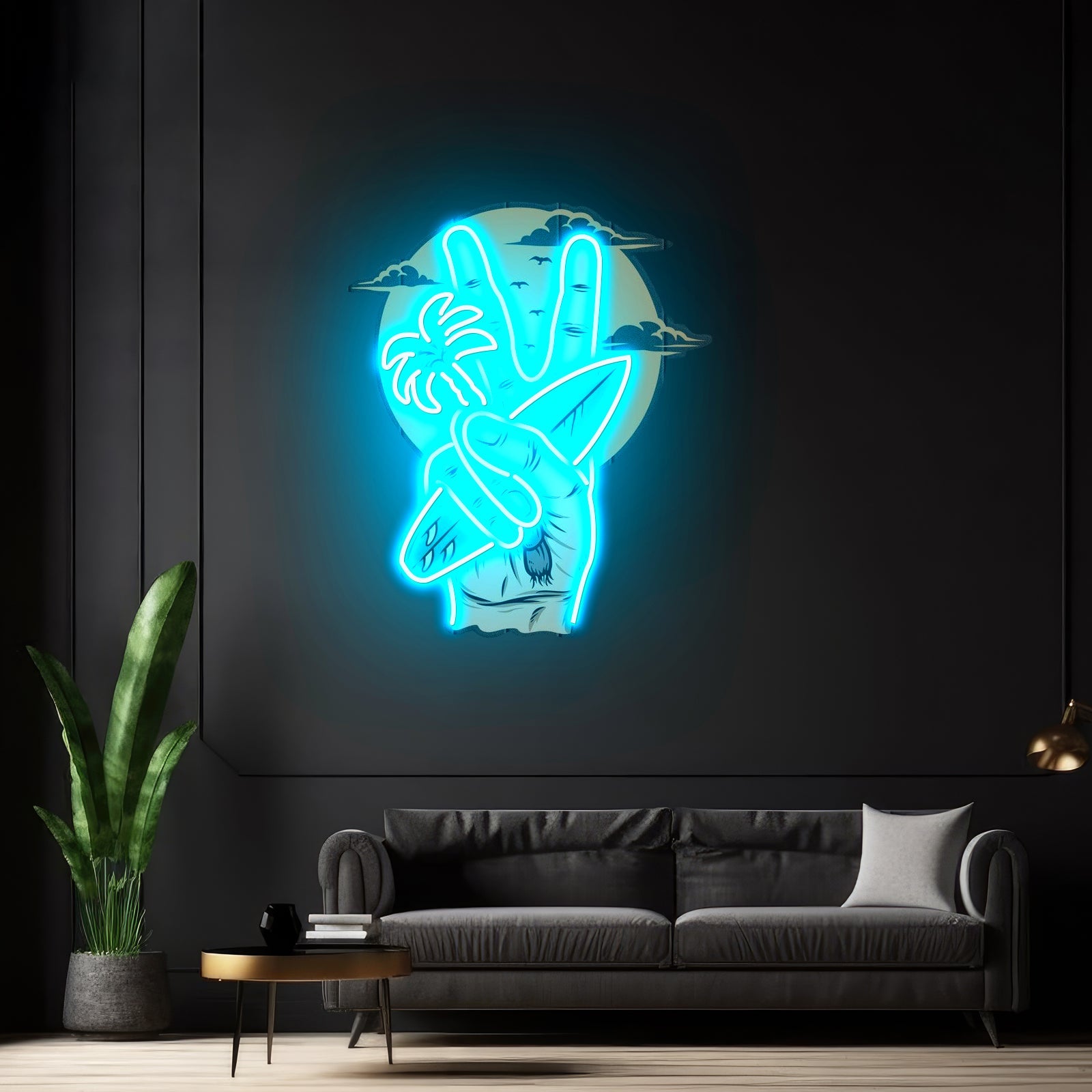 The Beach Custom Led Signs Artwork For Sale - Shineneon