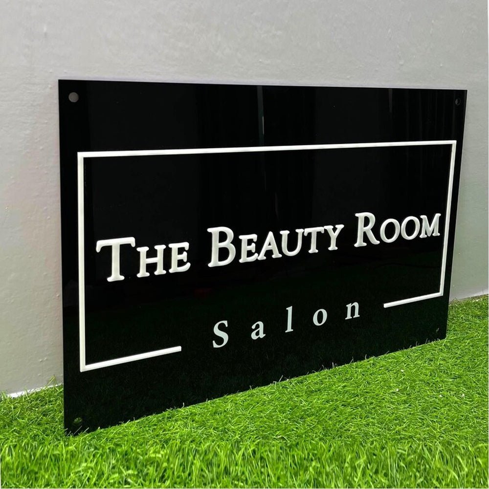 The Beauty Room Salon Acrylic Business Logo Sign - Shineneon
