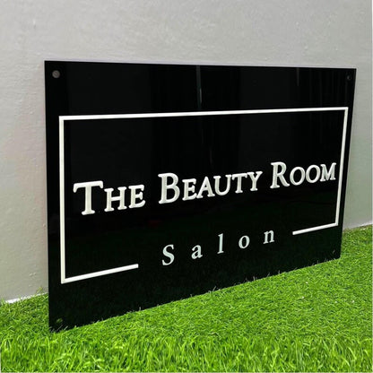 The Beauty Room Salon Acrylic Business Logo Sign - Shineneon