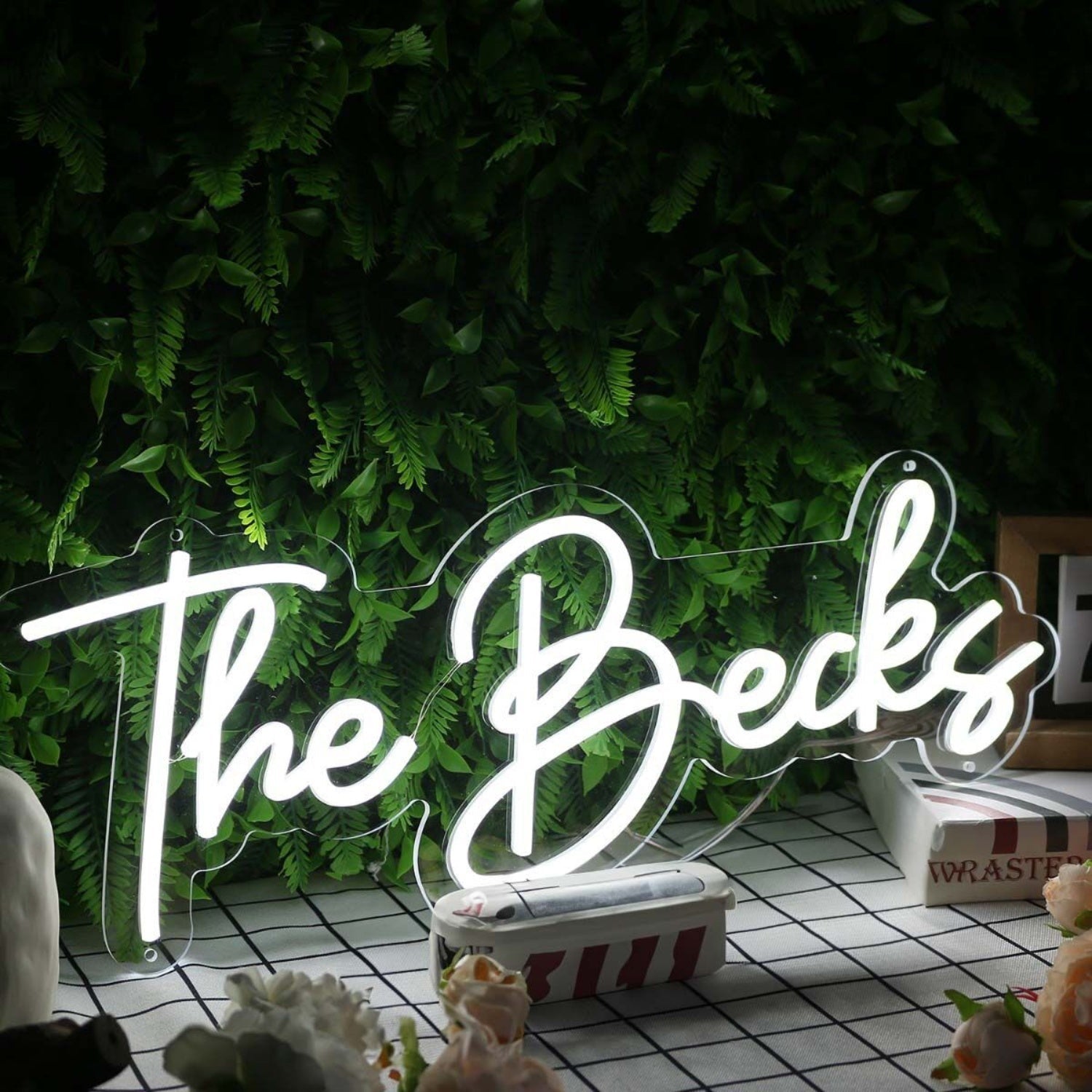 The Becks White Led Neon Sign - Shineneon