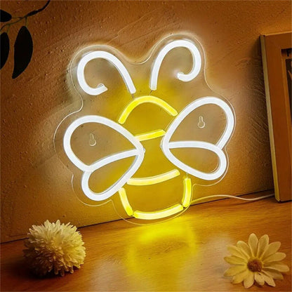 The Bee Led Neon Light Decorative Sign - Shineneon