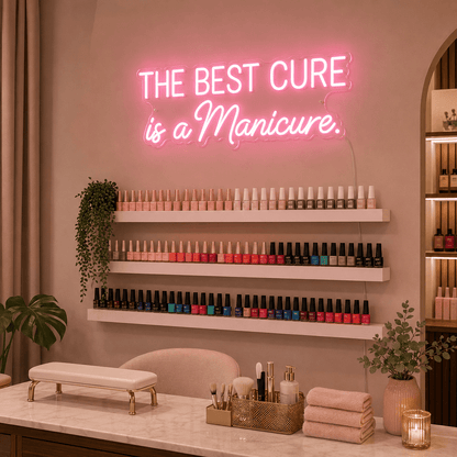 The Best Cure Is A Manicure LED Neon Sign - Shineneon