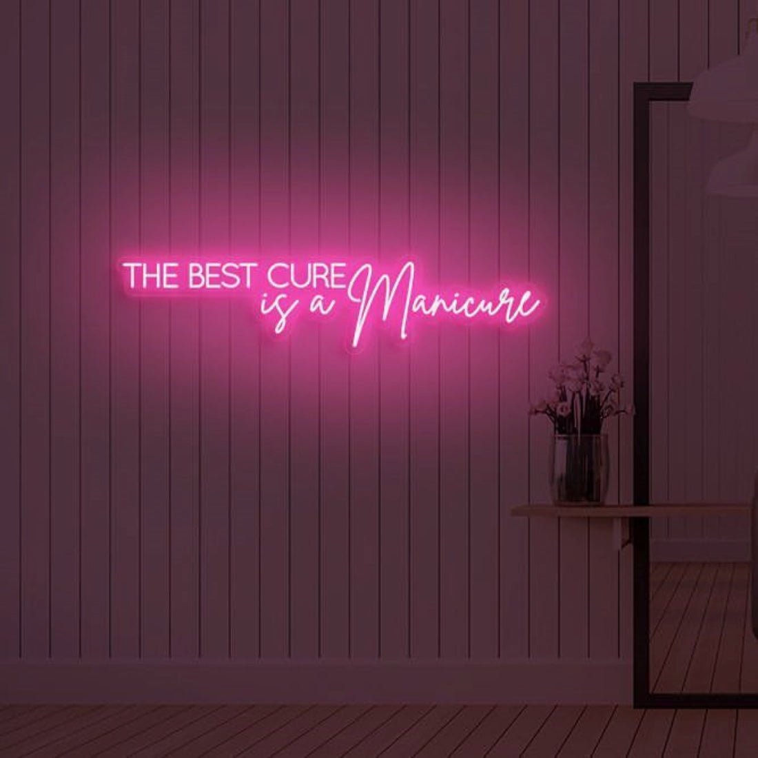 The Best Cure Is A Manicure Neon Signs Neon Lights Led Neon Signs - Shineneon