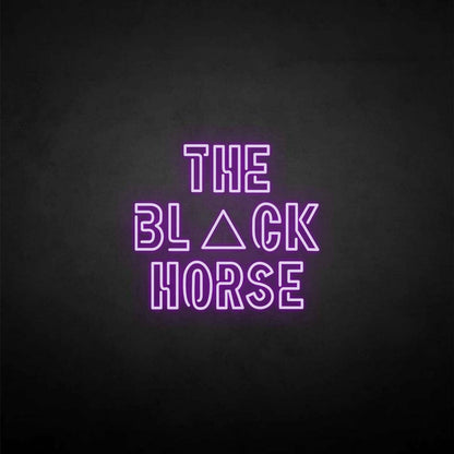 The Black Horse Neon Sign | Shineneon