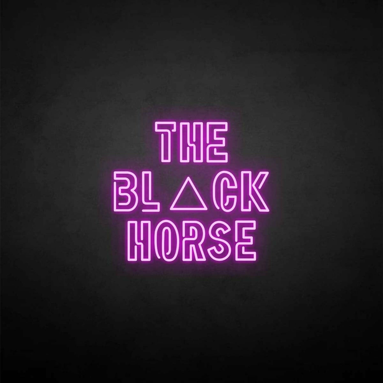 The Black Horse Neon Sign | Shineneon