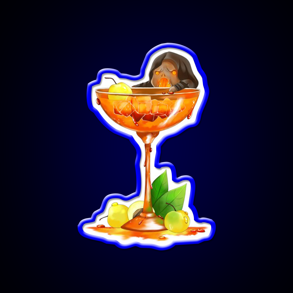The Blights Shiny Plum Cocktail Bar Decor Led Neon Sign Rgb Color - LED neon sign view 5