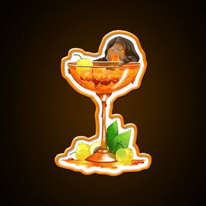 The Blights Shiny Plum Cocktail Bar Decor Led Neon Sign Rgb Color - Shineneon