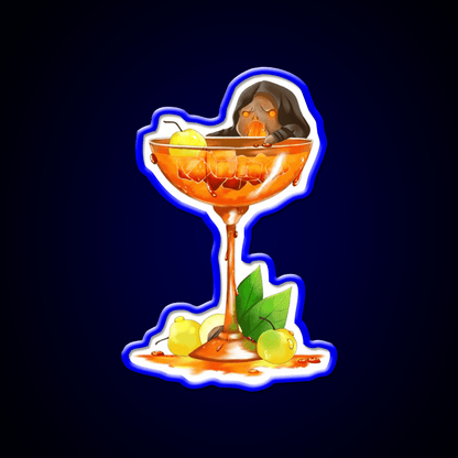 The Blights Shiny Plum Cocktail Bar Decor Led Neon Sign Rgb Color - Shineneon