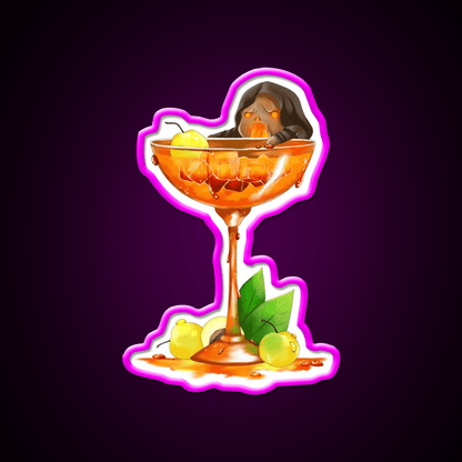 The Blights Shiny Plum Cocktail Bar Decor Led Neon Sign Rgb Color - Shineneon