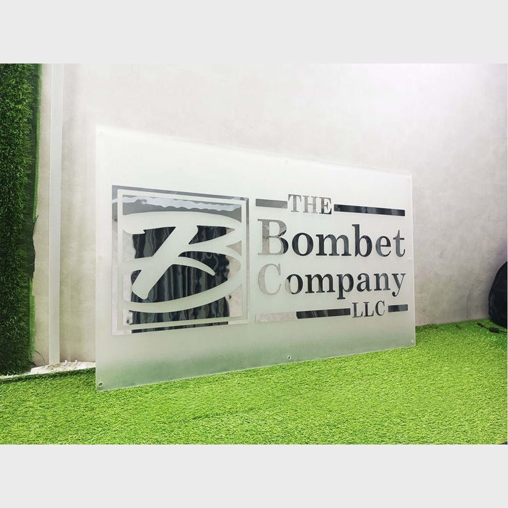 The Bombet Company Acrylic Business Logo Sign - Shineneon