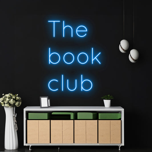 The Book Club Neon Light Personalized Quote Name Neon Sign