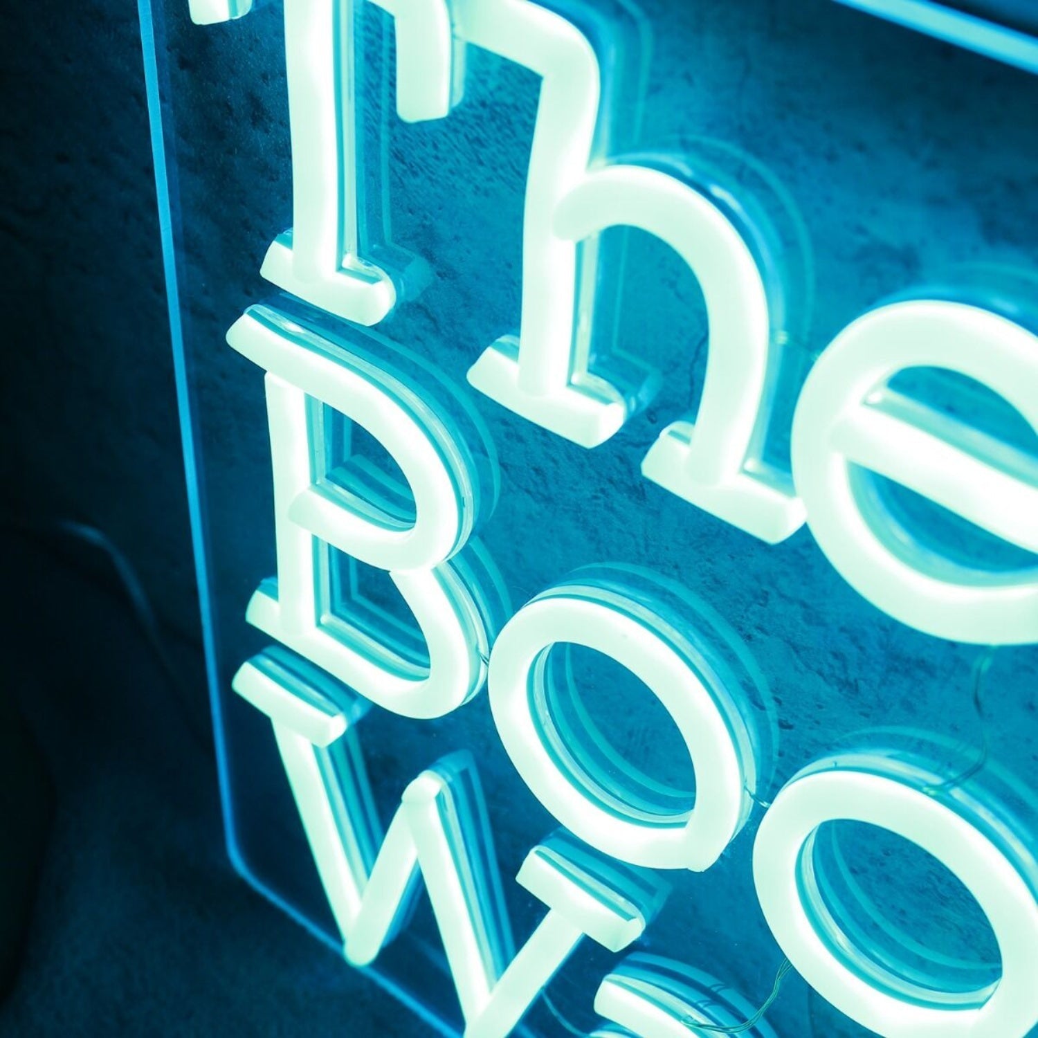 The Book Wardrobe Blue Led Neon Sign - Shineneon