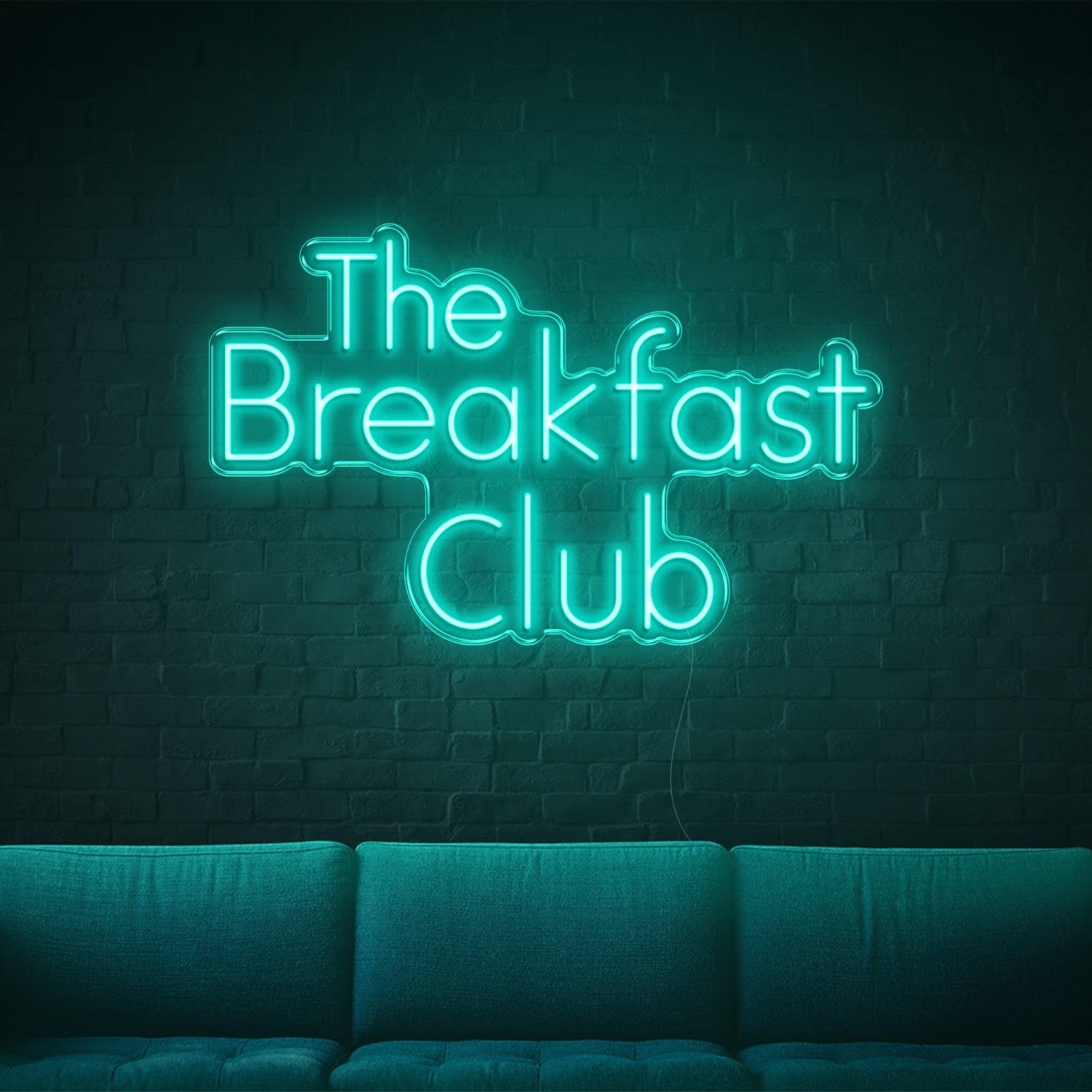 The Breakfast Club Light Blue Led Neon Sign For Cafe Restaurant Indoor Decor | Shineneon