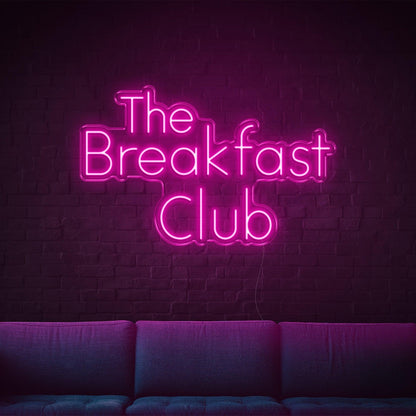 The Breakfast Club Light Blue Led Neon Sign For Cafe Restaurant Indoor Decor | Shineneon