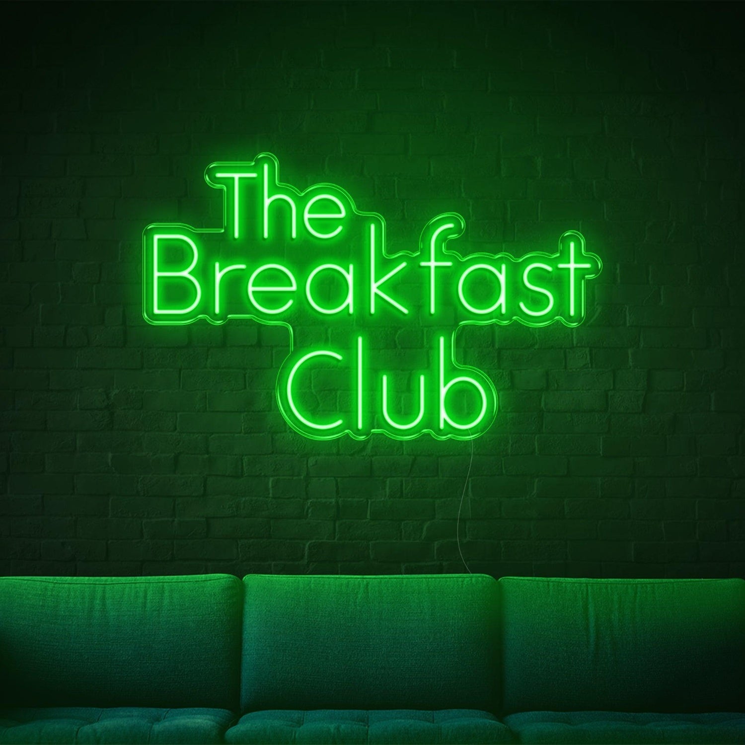 The Breakfast Club Light Blue Led Neon Sign For Cafe Restaurant Indoor Decor | Shineneon