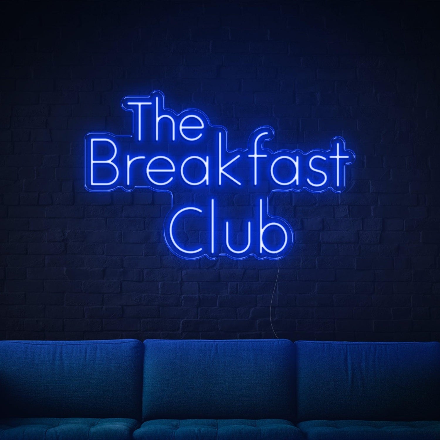 The Breakfast Club Light Blue Led Neon Sign For Cafe Restaurant Indoor Decor | Shineneon